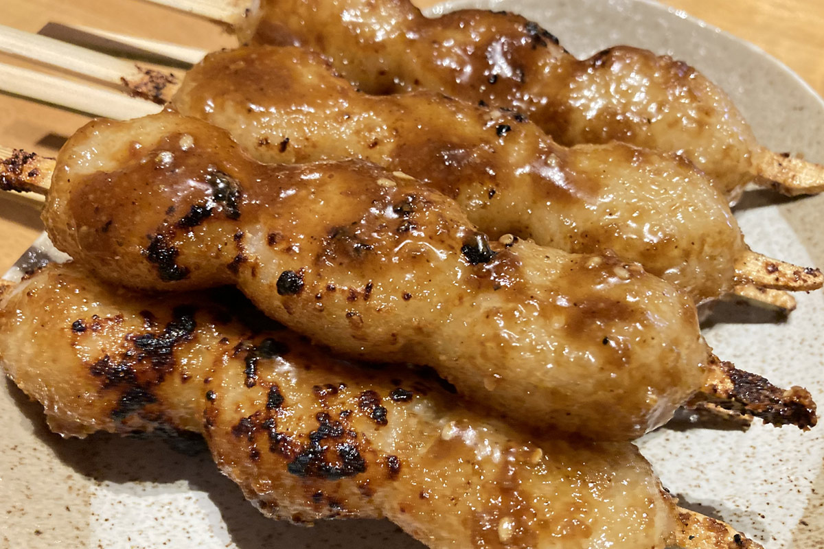 Gohei-mochi, one of Japan's local foods