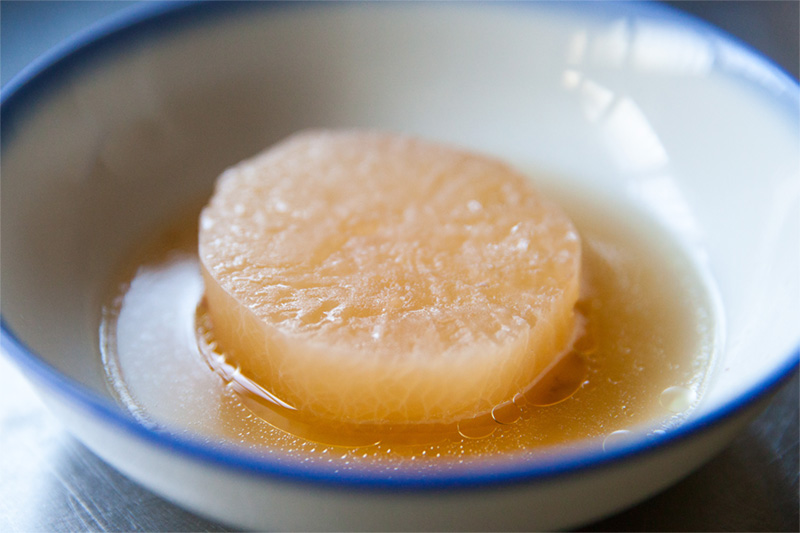 white Oriental radish