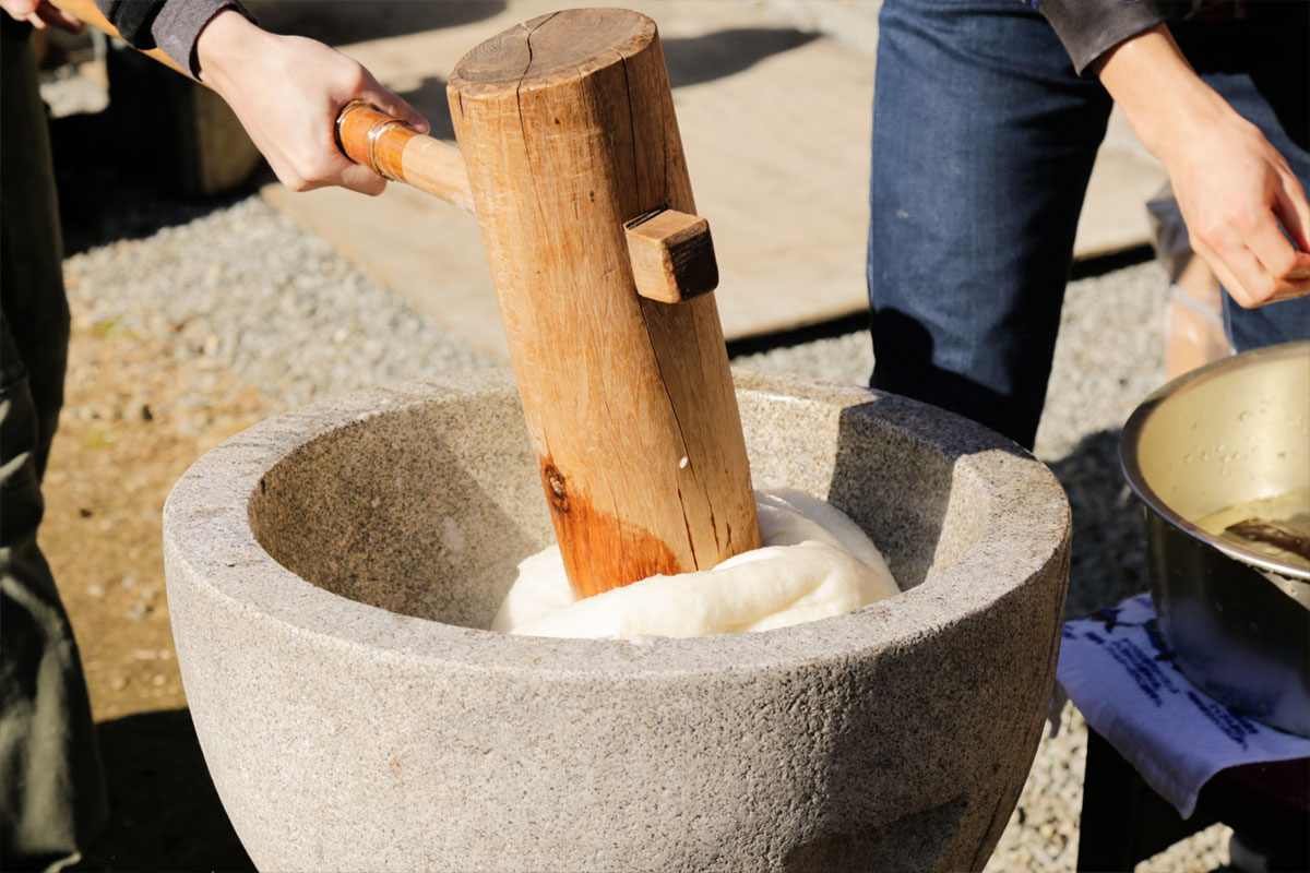 Making Mochi with Grandma