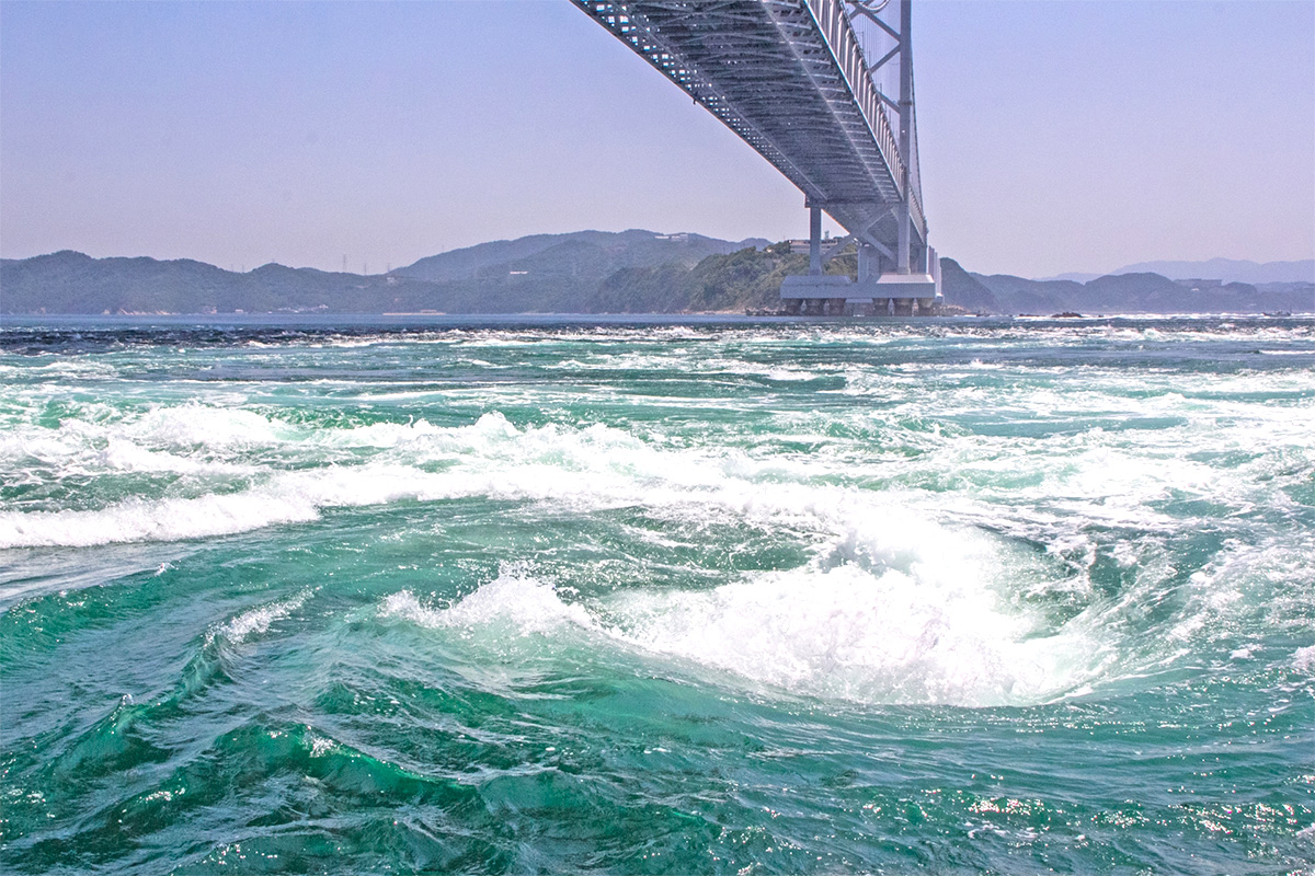 The Naruto whirlpools