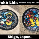 “Poké Lids(Pokémon Utility Hole Covers)” in Shiga,Japan