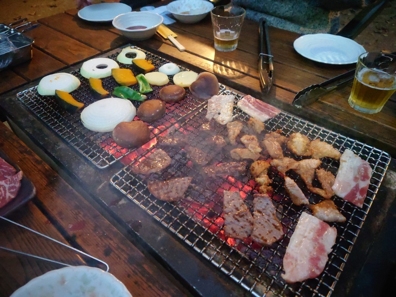 For dinner, I had BBQ.