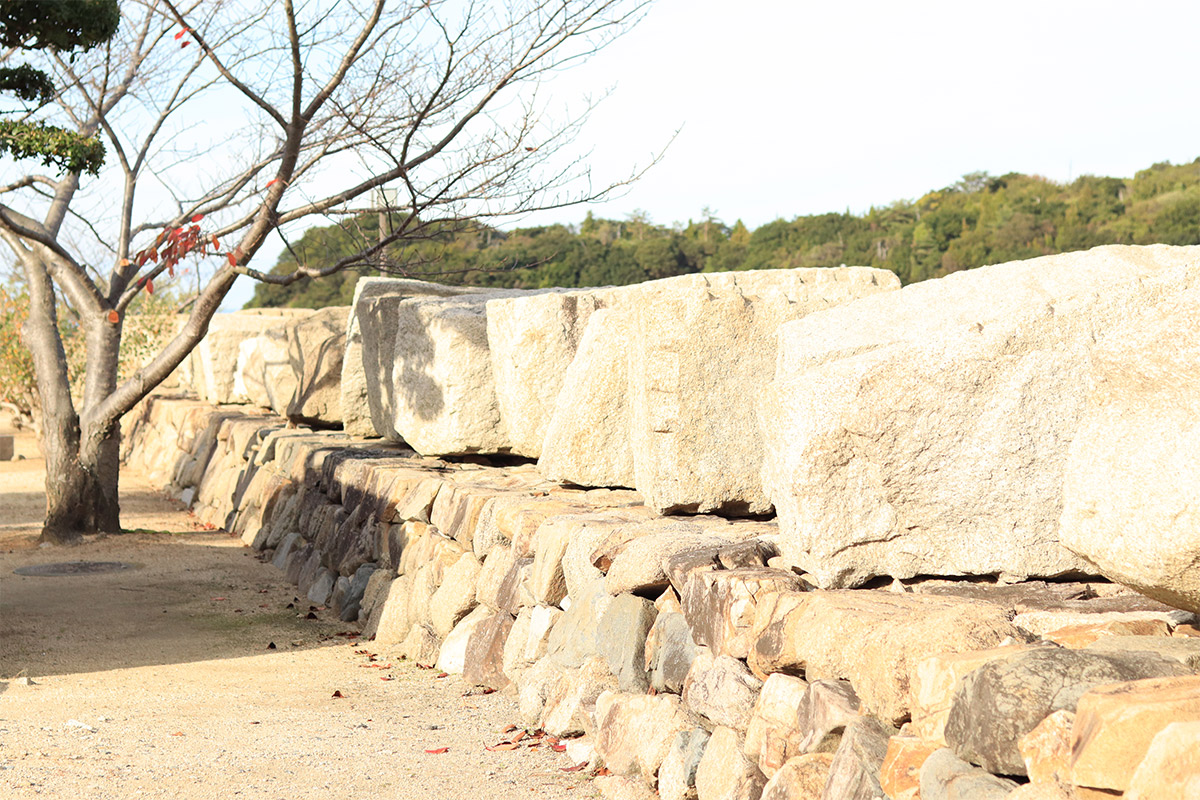 Osaka Castle Remnants Stone Memorial Park