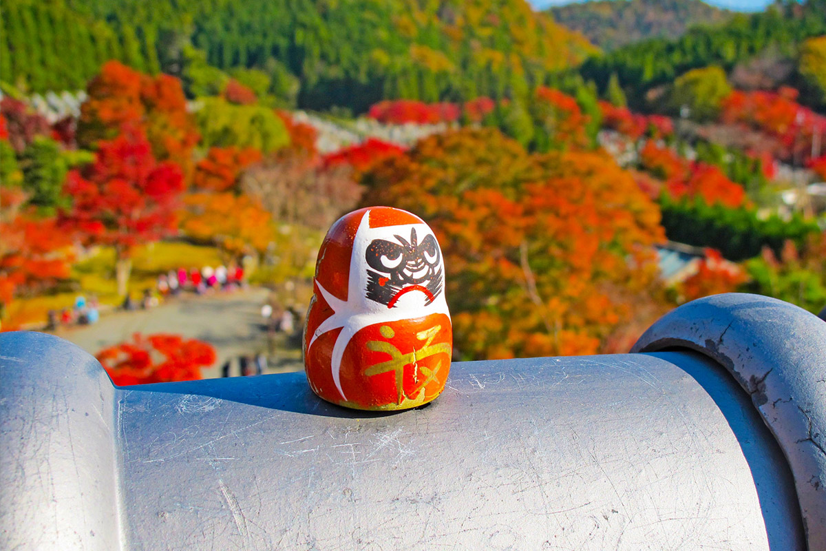 Katsuoji Temple in Osaka, a temple of good fortune