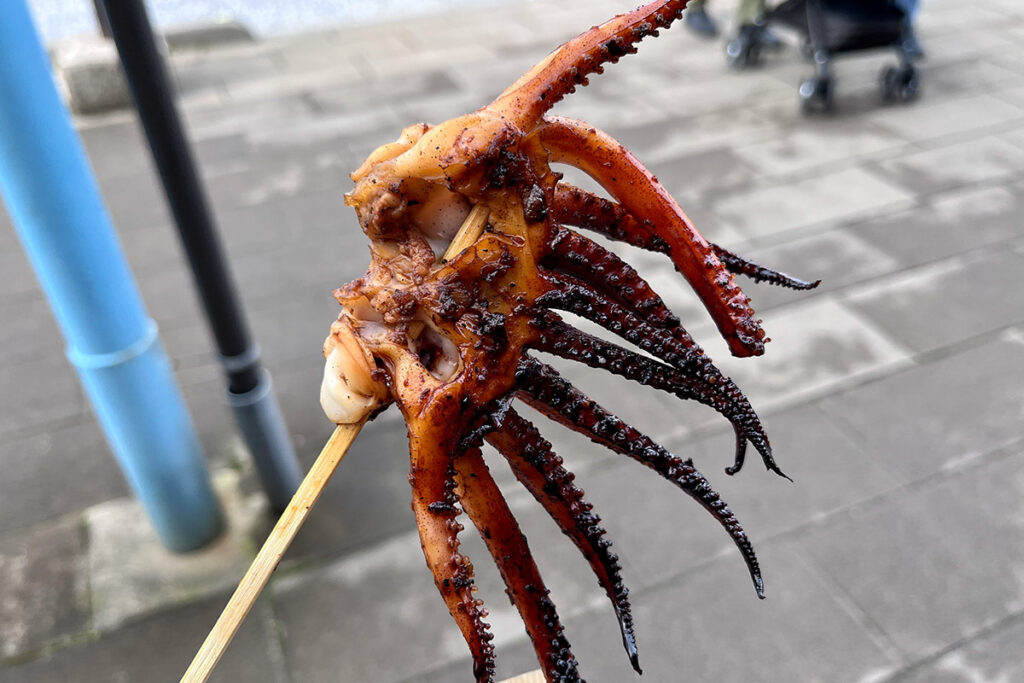 Sakaiminato is also famous for seafood.
