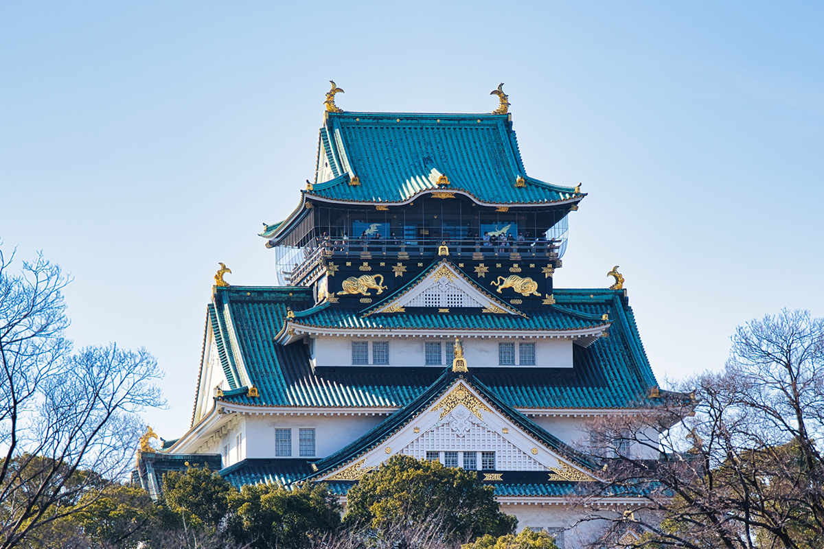 The green color of the roof is actually rust.