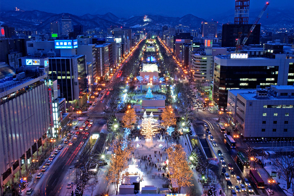 Sapporo, a city of snowfall, is a highlight of the city's large snow festivals!