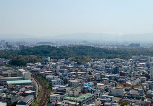 Sakai City seen from the sky