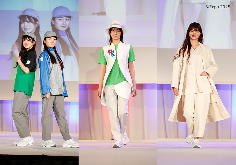 Expo 2025 Osaka, Kansai event where the official uniforms were unveiled for the first time.