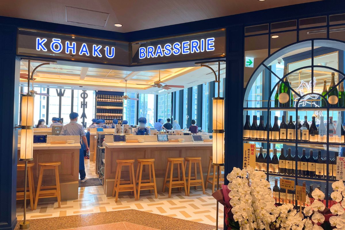 Kohaku Brasserie, a new French restaurant popular in the Osaka Kita area