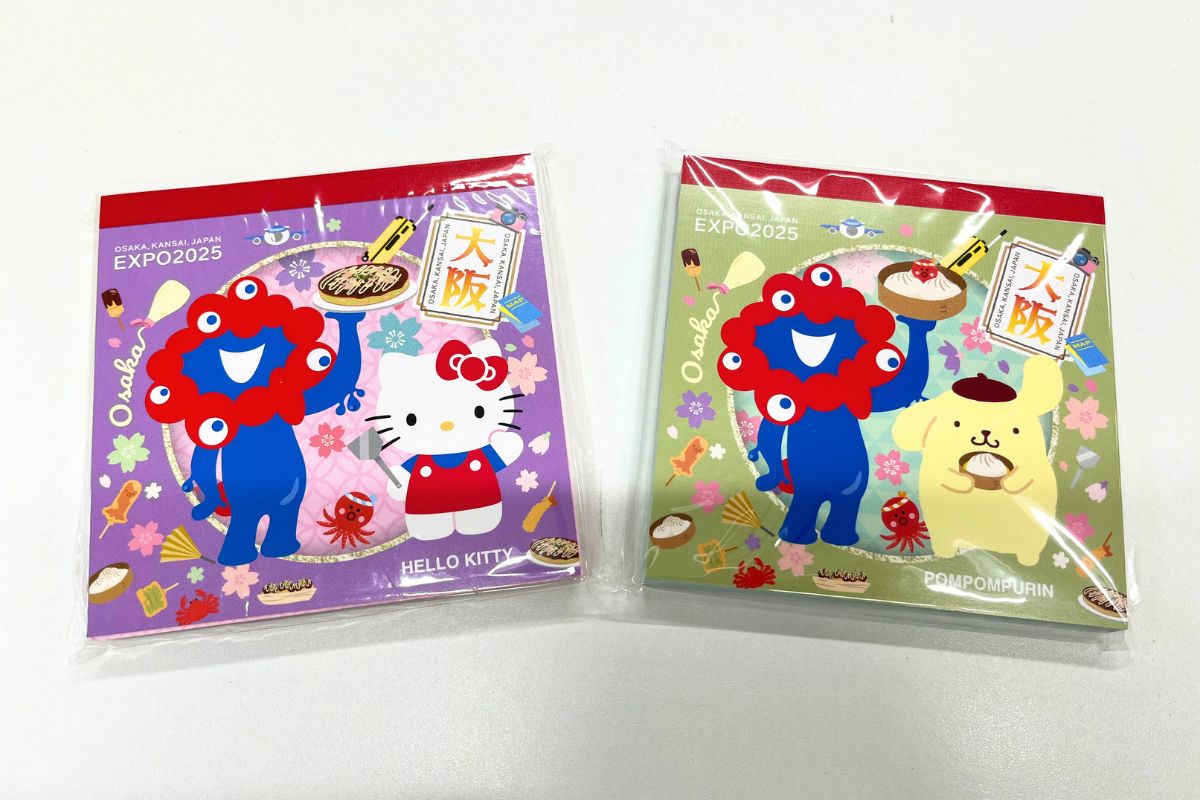 EXPO2025 Sanrio Characters square memo pad (6 types)