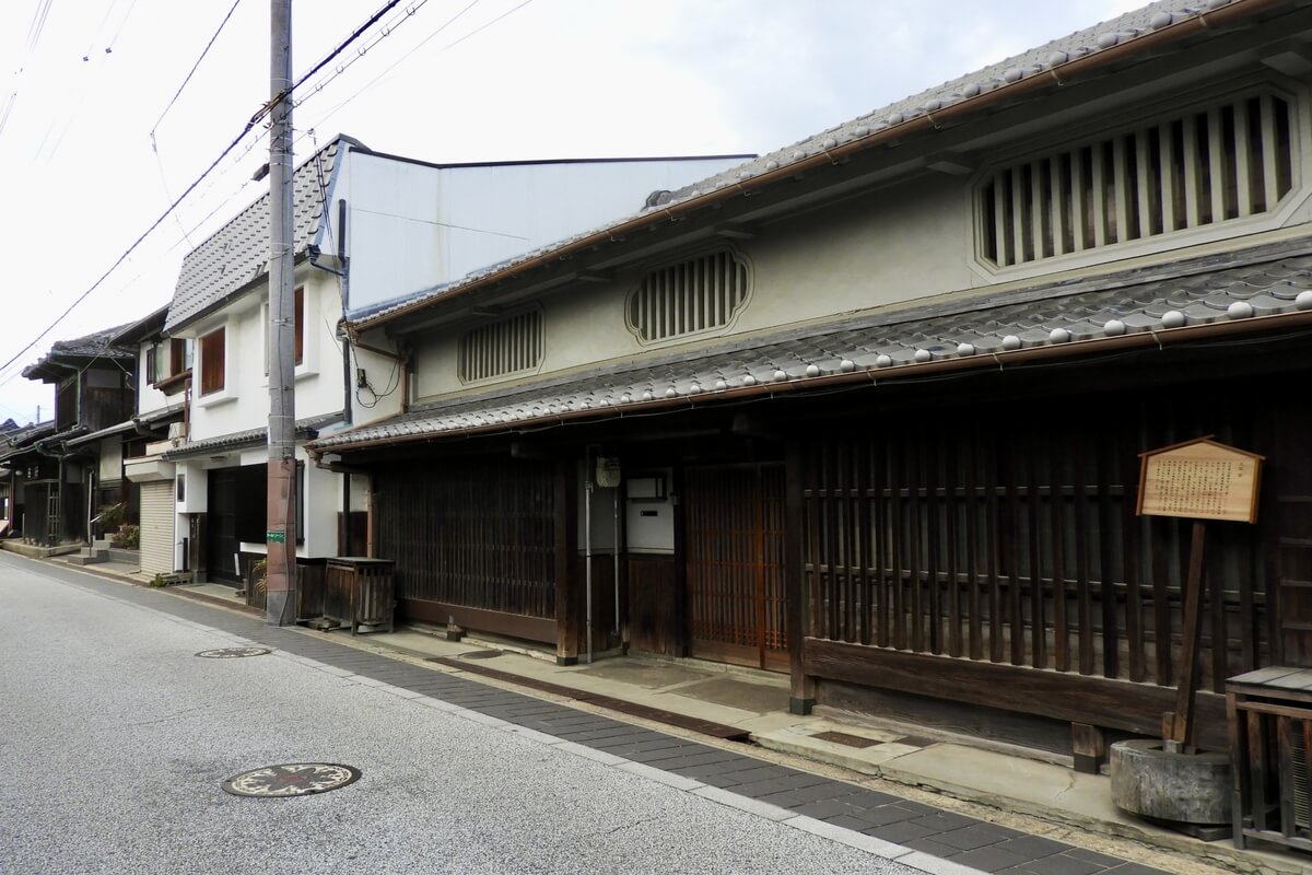 Kishu Kaido, a road that passed through Kishiwada Castle Town