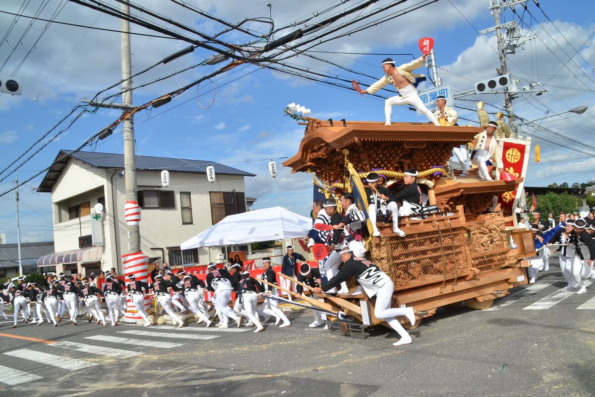 One of the largest Danjiri festivals in Japan