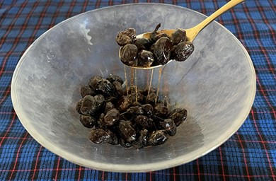 Natto (fermented soybeans) with a sweet sensation