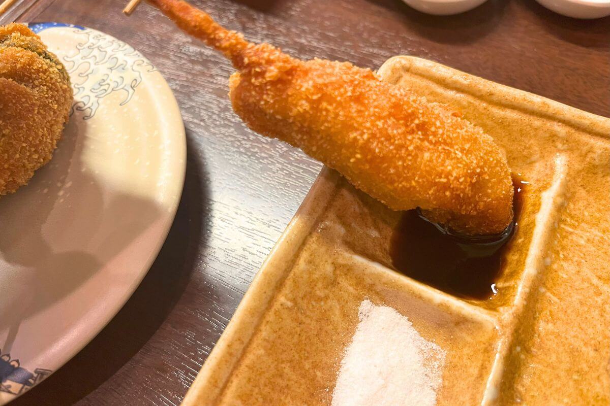 Kushikatsu that can be easily enjoyed