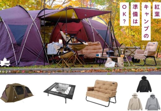 Recommended foliage camping goods from Japanese outdoor brand “LOGOS”