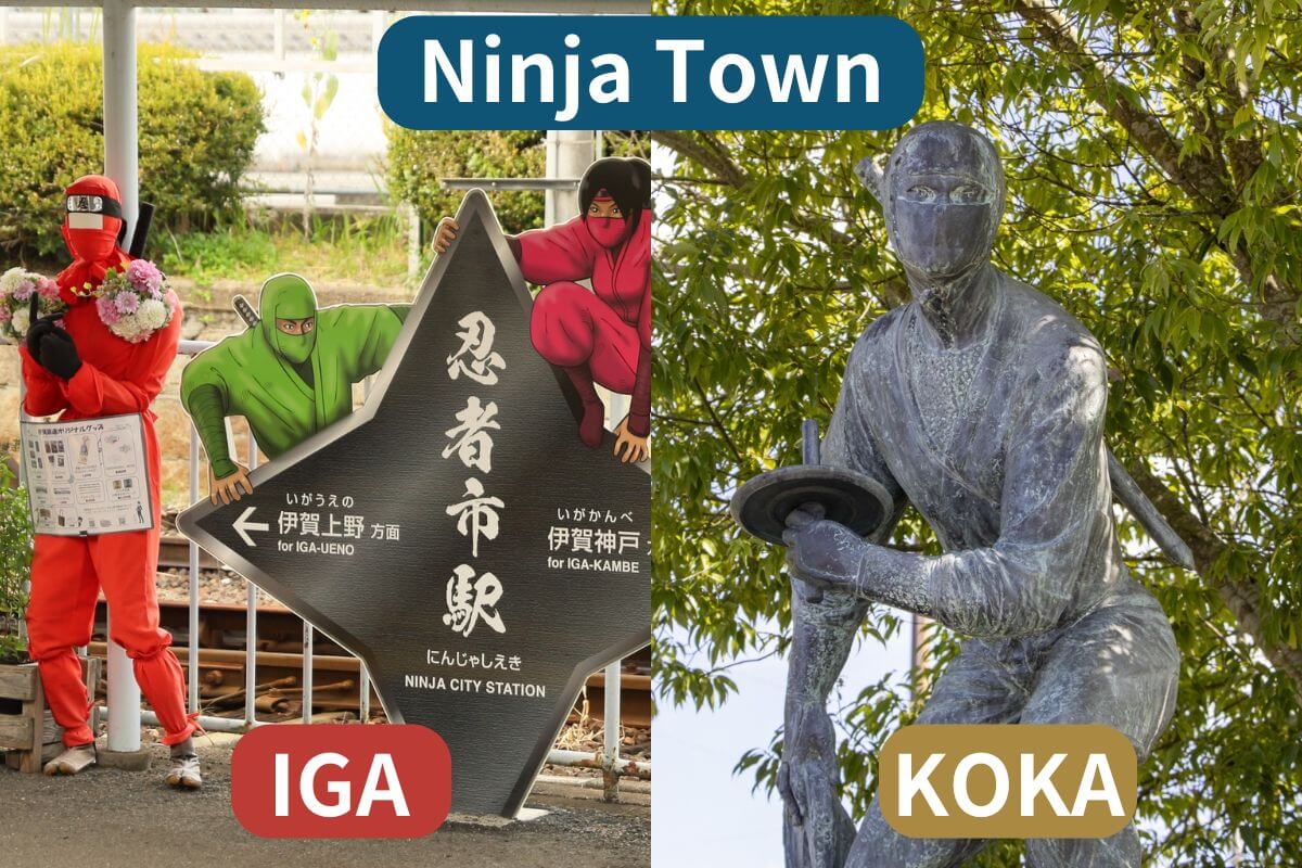 History of Iga and Koka, the birthplace of the Japanese Ninja