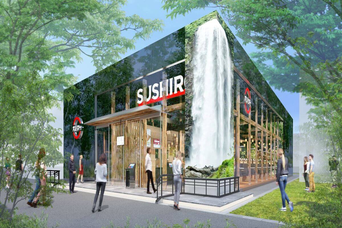 Exterior view of Sushiro Future Expo Store