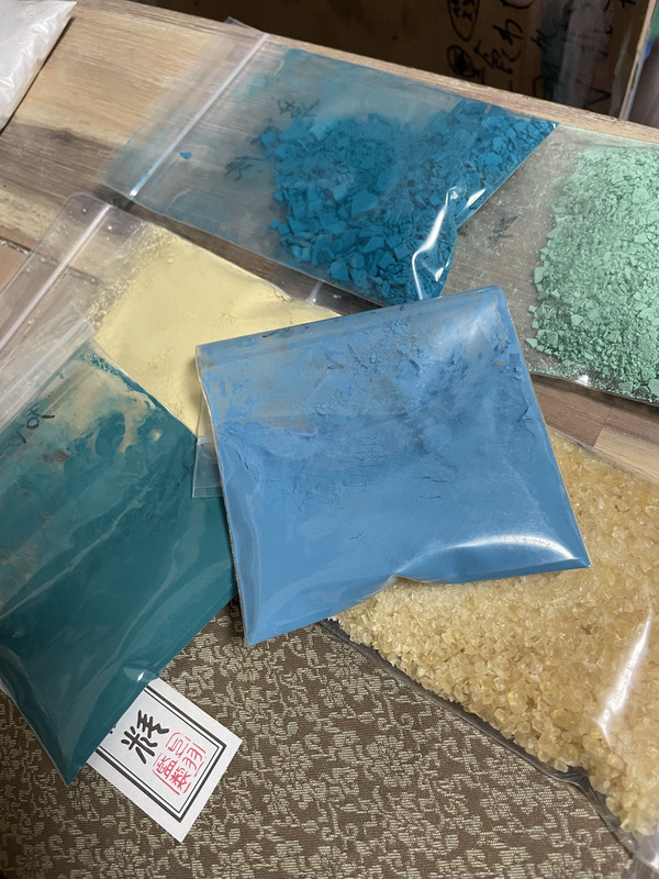 natural mineral pigments