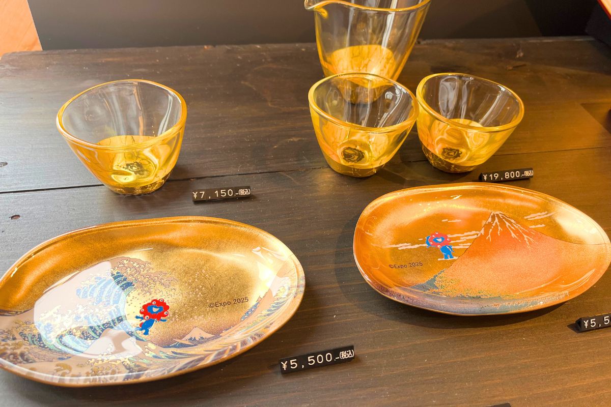 Foil Masterpiece Hokusai Glass Tray