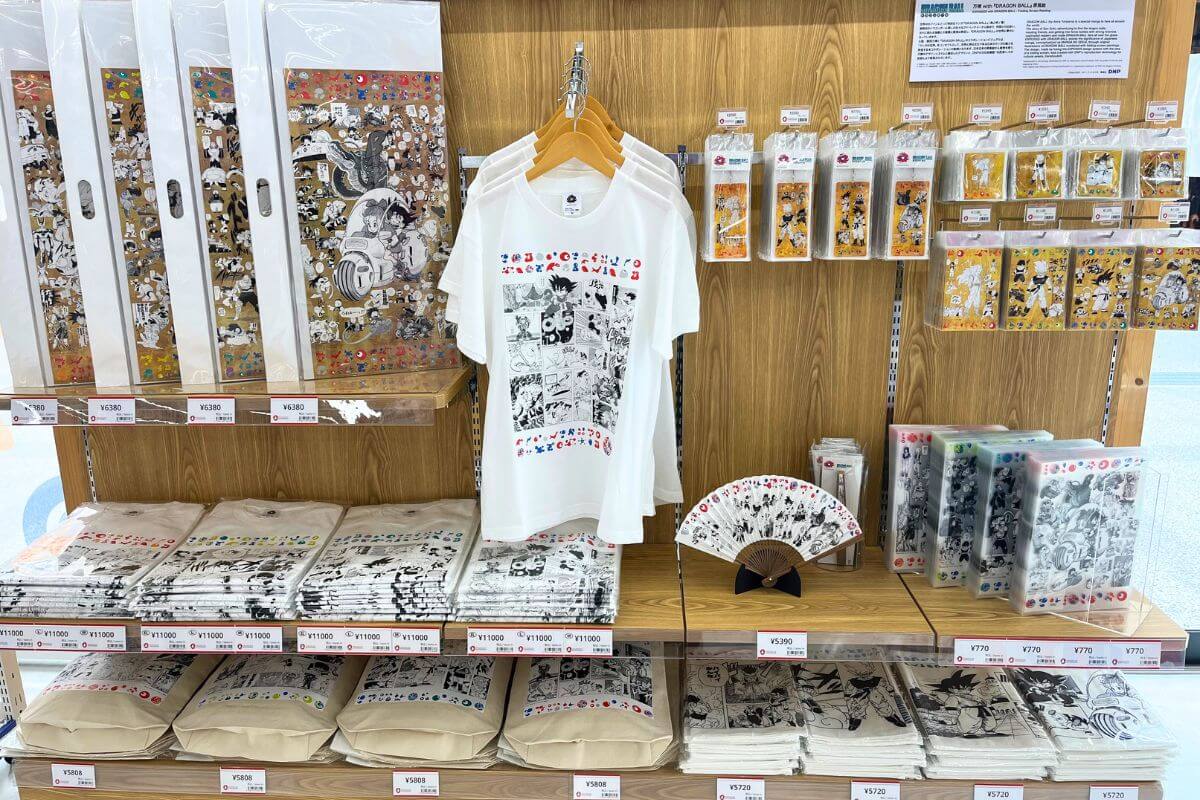 Dragon Ball collaboration goods at Expo2025