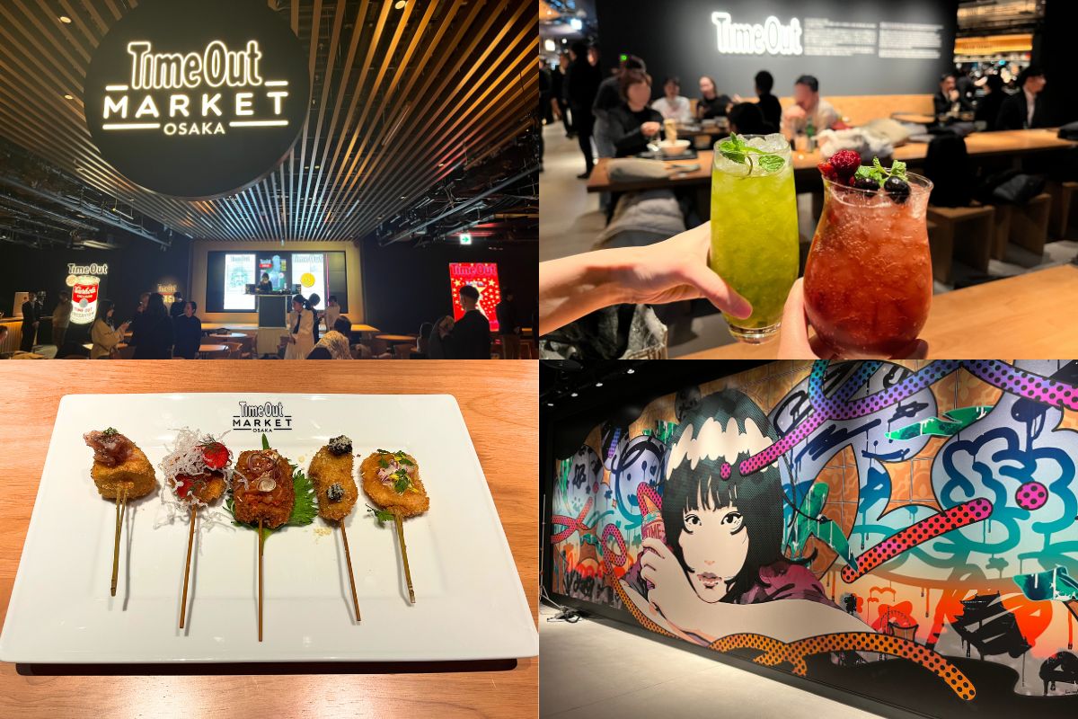 Asia's first food hall is born! Time Out Market Osaka