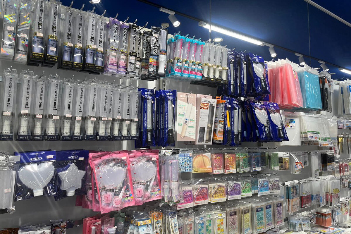 Penlights and other fan merchandise
