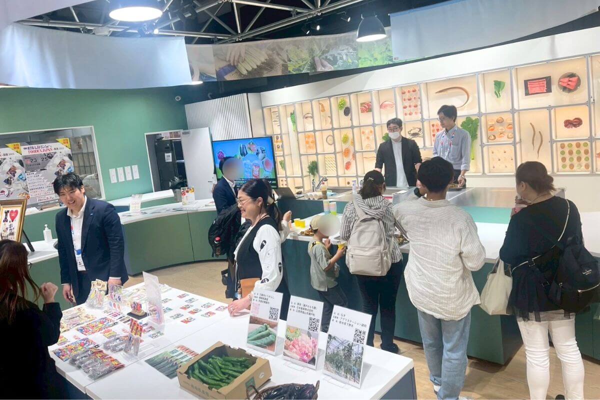 Kushikatsu tasting corner