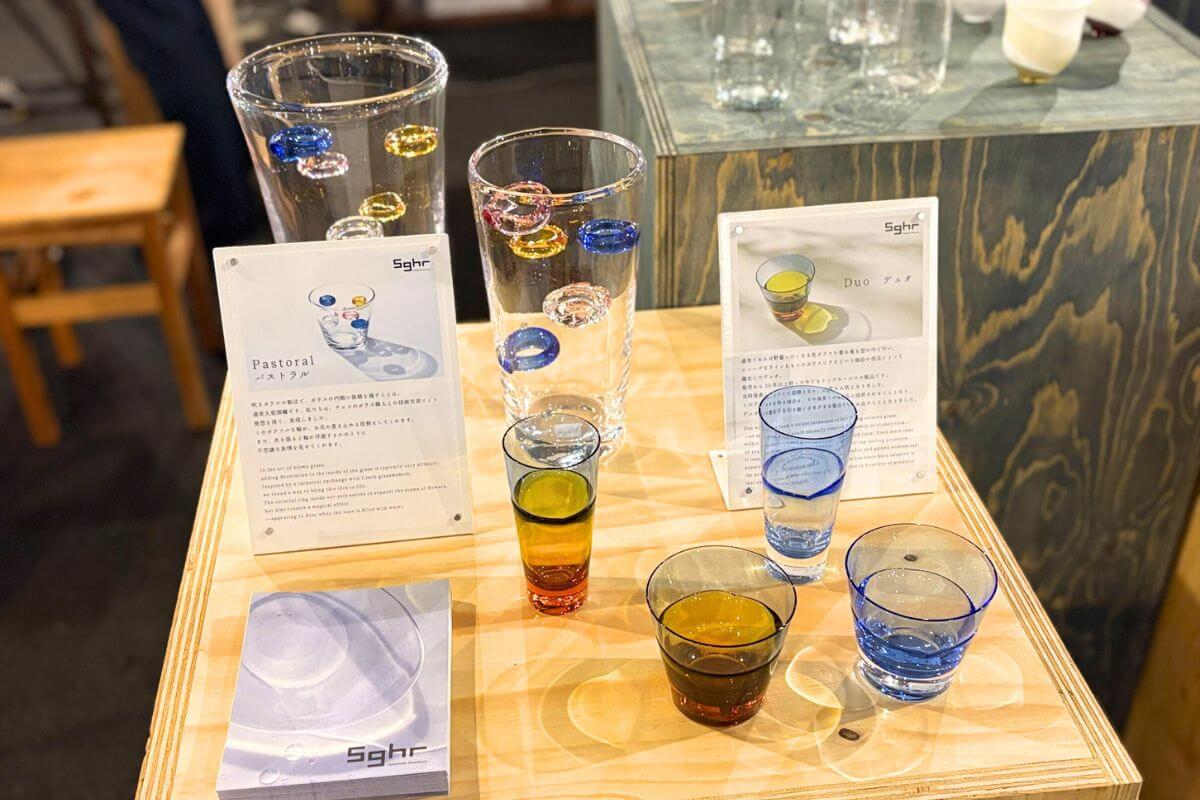 Glass products by Sugahara Glassworks/Sghr