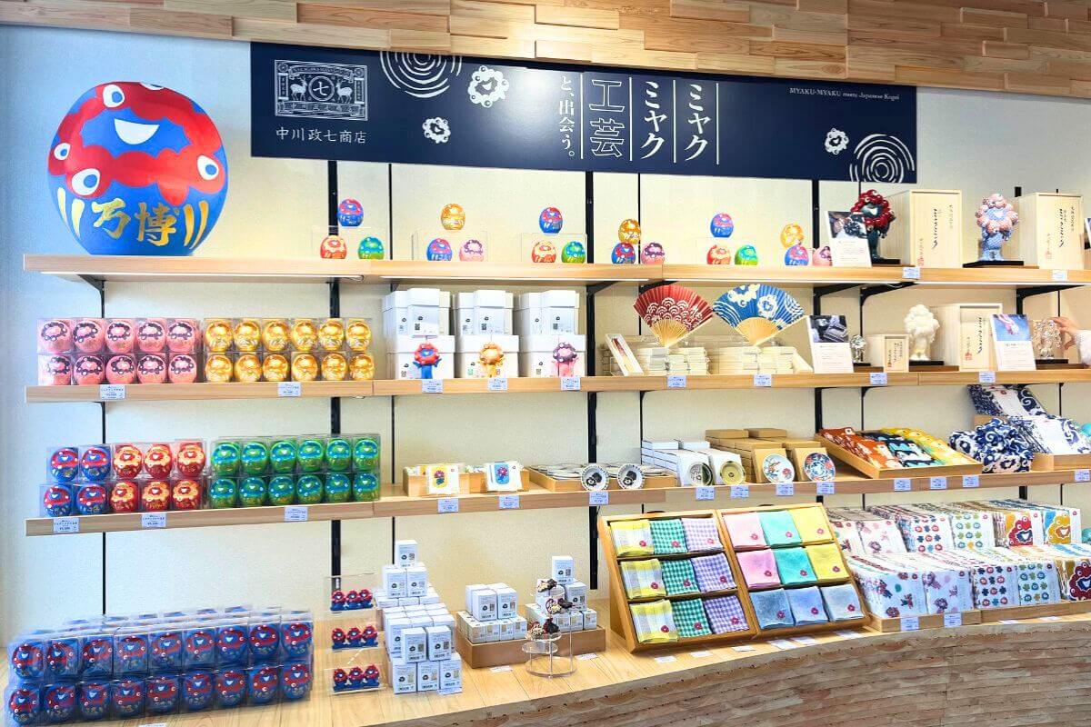 Items from Nakagawa Masashichi Shoten at the Expo2025 Official Store KINTETSU
