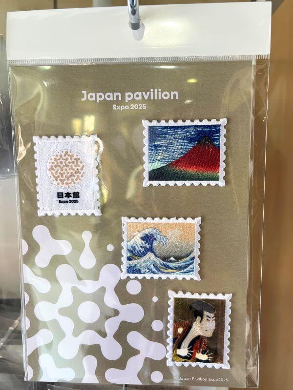 Japan Pavilion Stamp-Shaped Sticker Set