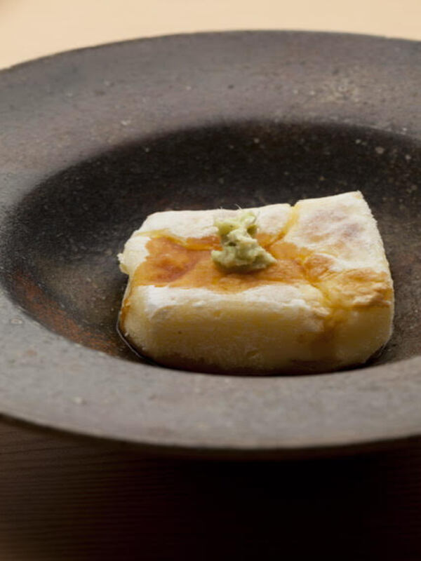 grilled sesame tofu, a Miyazawa specialty