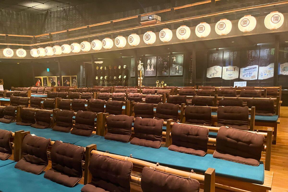 Interior view of Awaji Ningyoza Theater