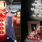 Traditional crafts and ribbon art exhibition by Japanese actor and artist Non