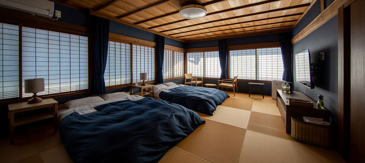 The Indigo Room at the Orime Residence