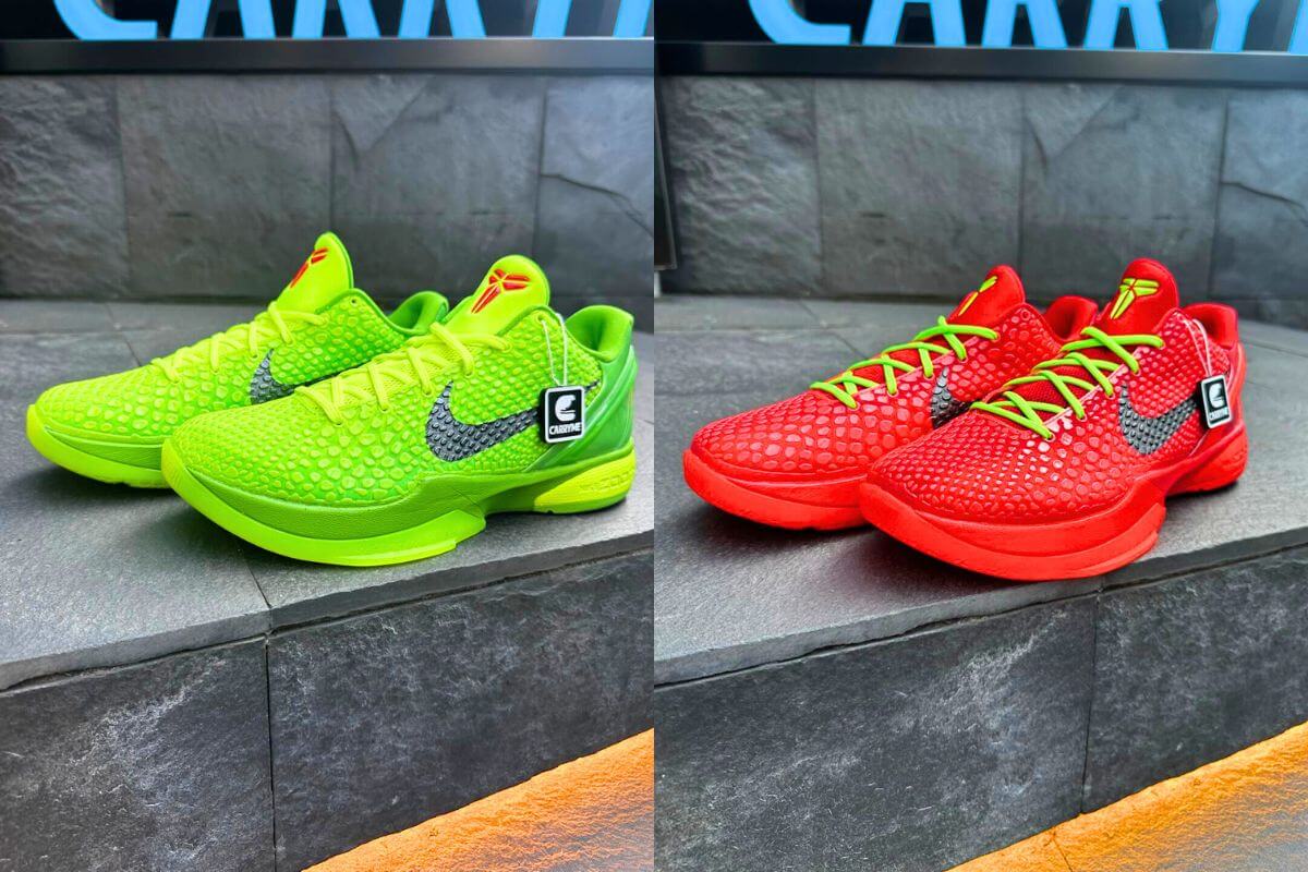 Nike Kobe 6 Protro Grinch , Nike Kobe 6 Protro Reverse Grinch