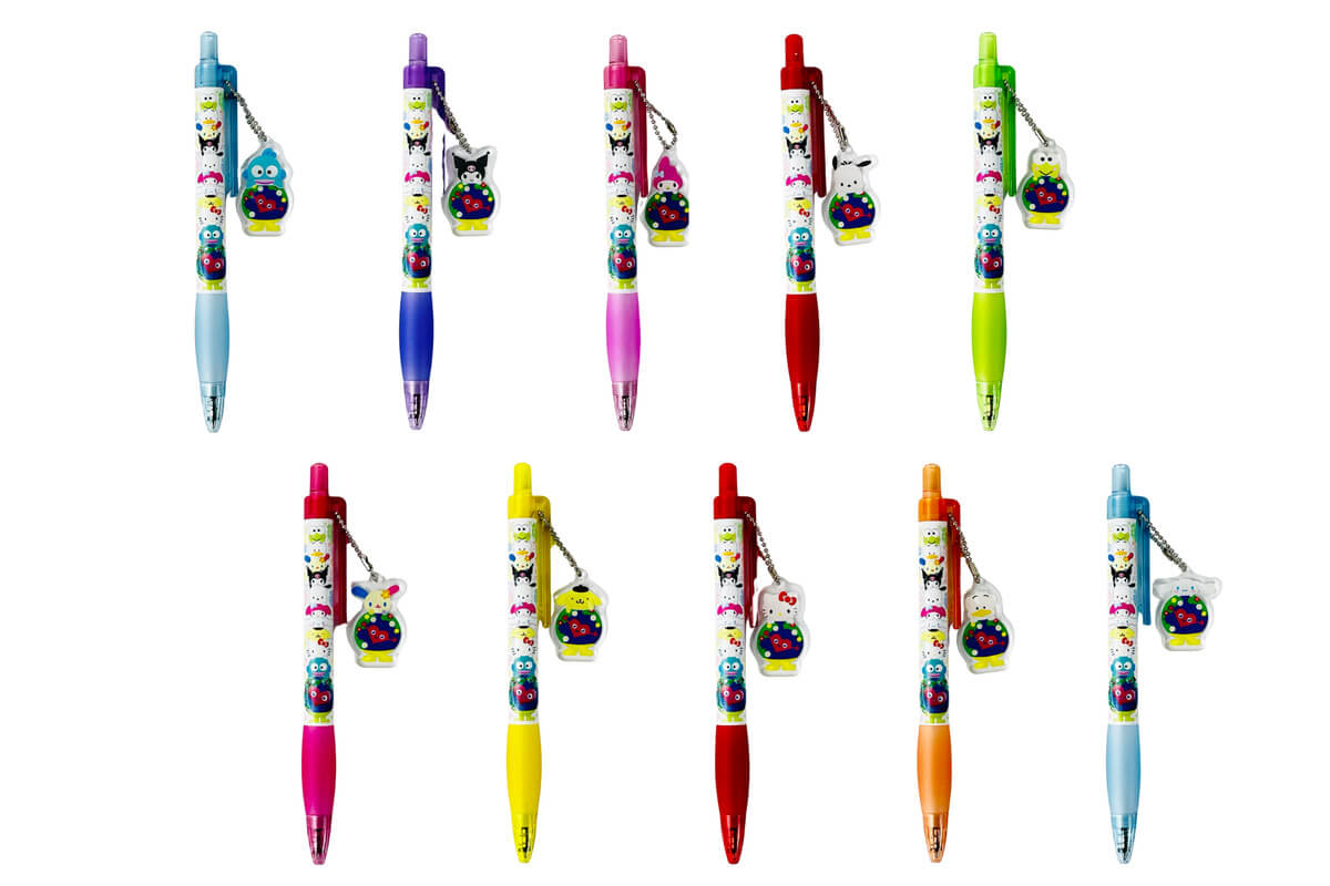 EXPO2027 【Sanrio Characters】Tunku Tunku Ballpoint Pen with Acrylic Mascot (10 designs total)