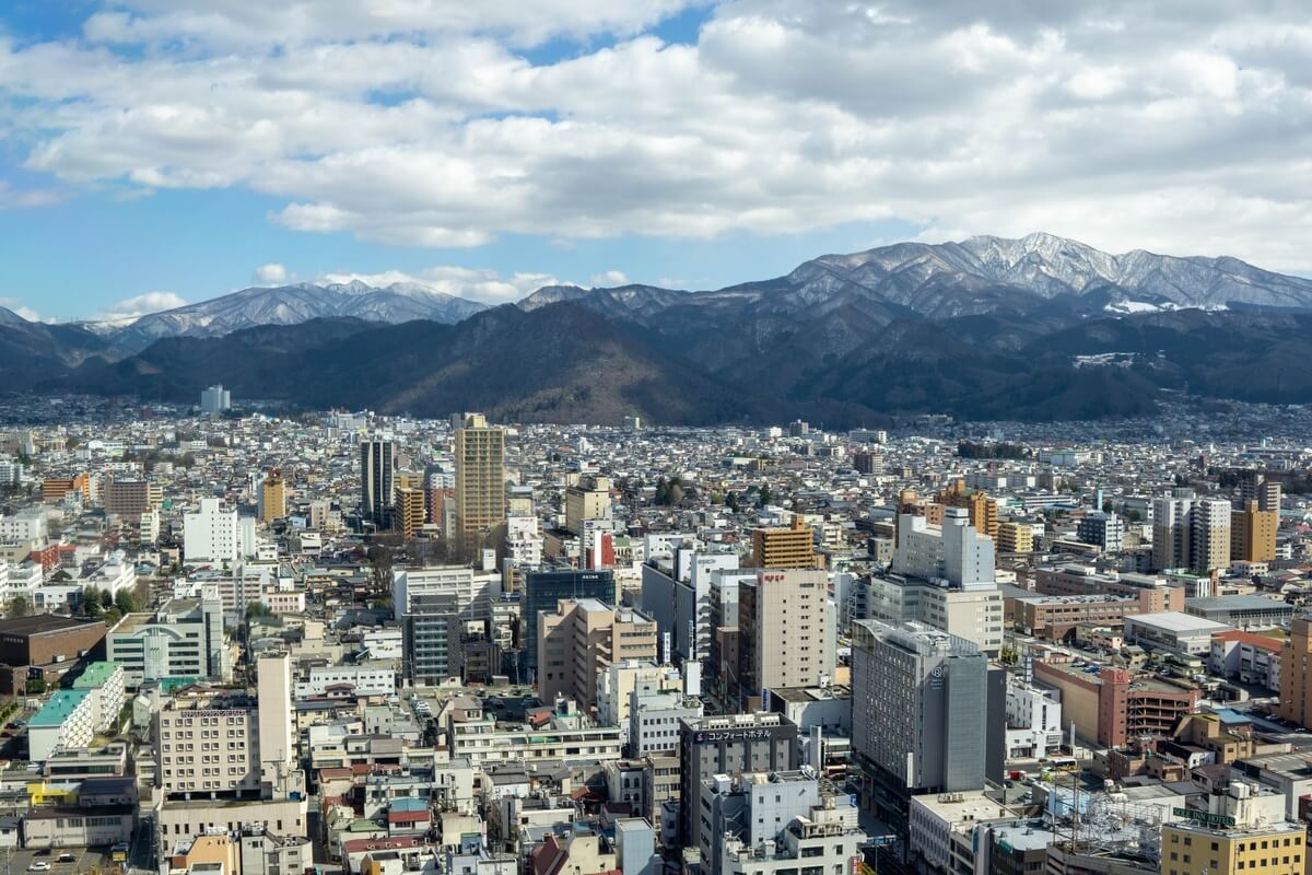 The Townscape of Yamagata City, Yamagata Prefecture