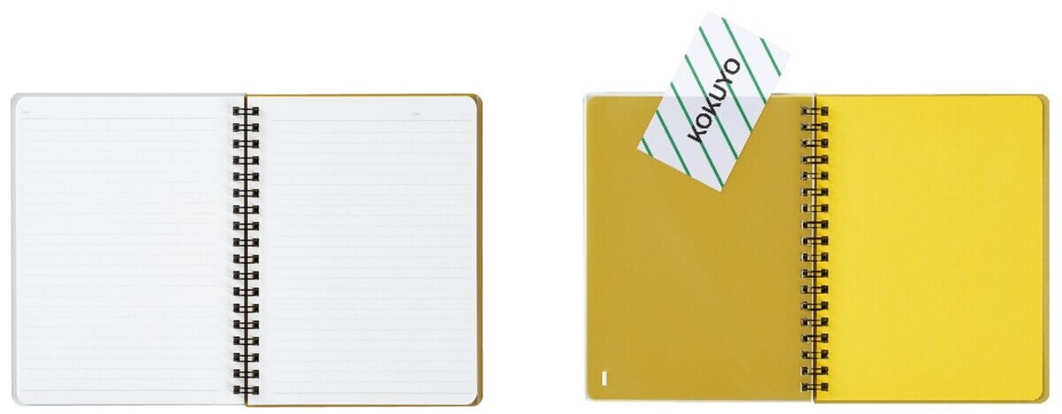 Campus X Rollbahn Ring Memo L with Inner Paper and Clear Pocket