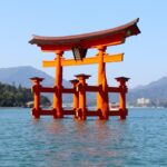 Miyajima Report from Hiroshima Prefecture. The Great Torii Gate of Itsukushima Shrine