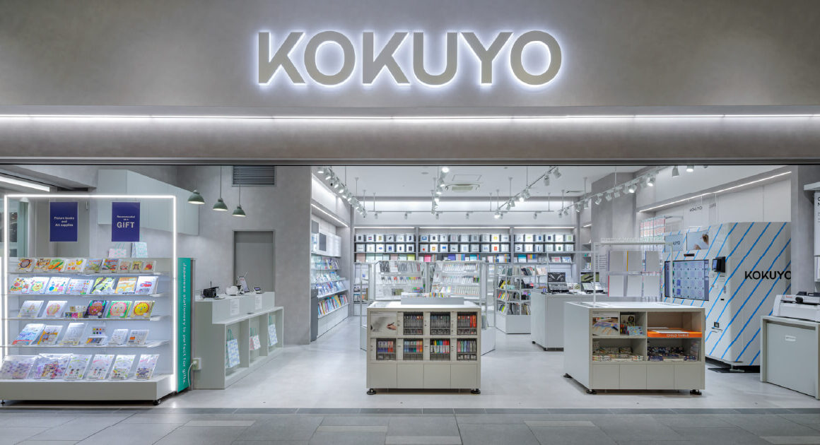 Japanese stationery sold at “KOKUYODOORS” at Tokyo's Haneda Airport