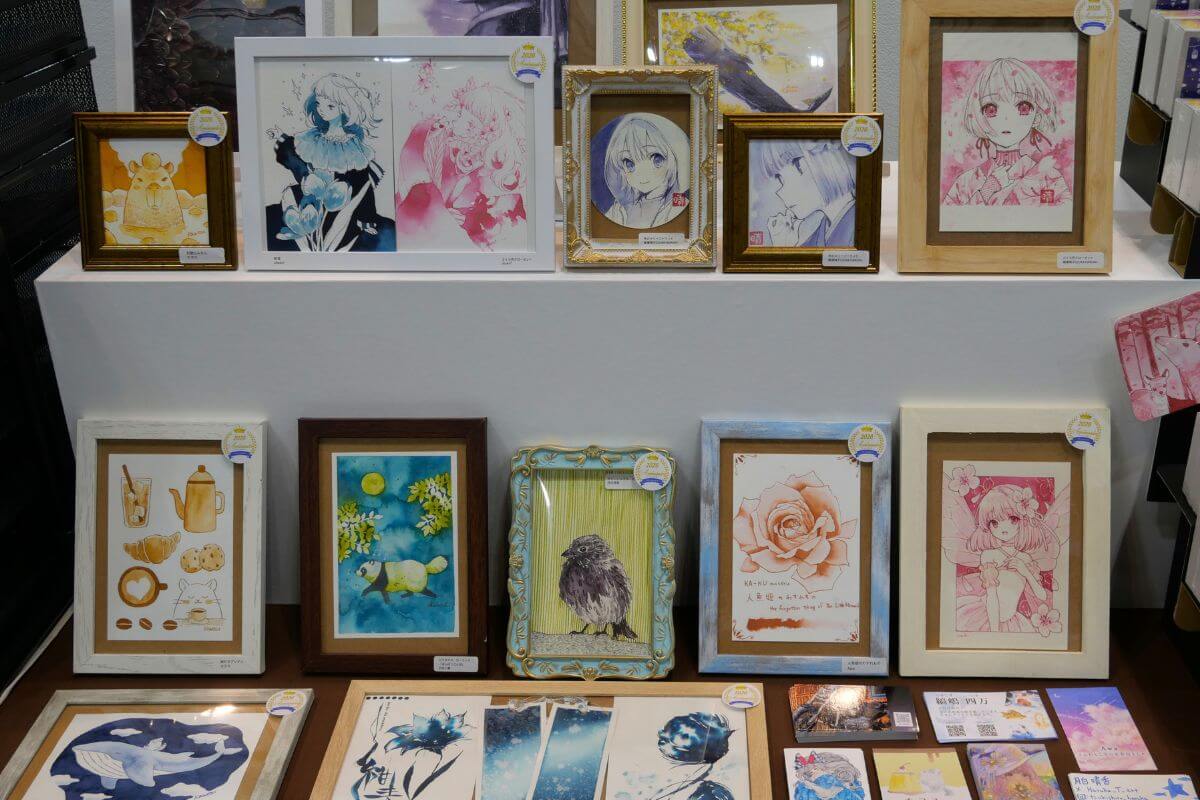 Beautiful illustrations using KA-KU Osaka ink