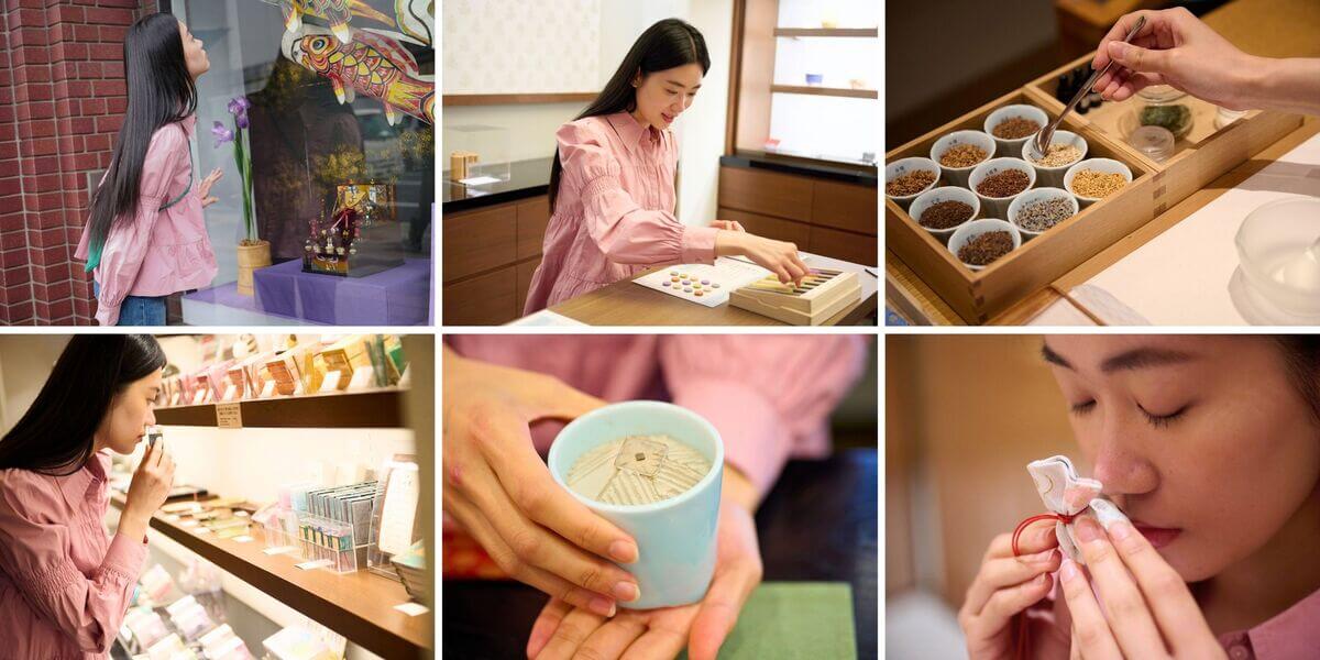 A stamp rally visiting incense shops, the launch of limited-edition products, and more
