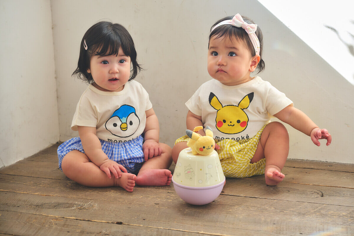 Short-Sleeve Romper with Shorts (Inujirushi Honpo) / Laurie Chime (Royal)