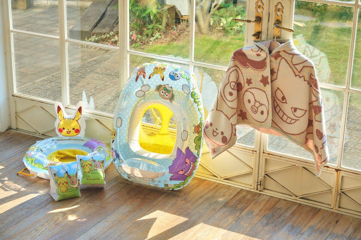 Baby Swim Ring / Arm Floats / Baby Board (Igarashi) / “Together with Everyone” Hooded Bath Towel (Towel Museum)