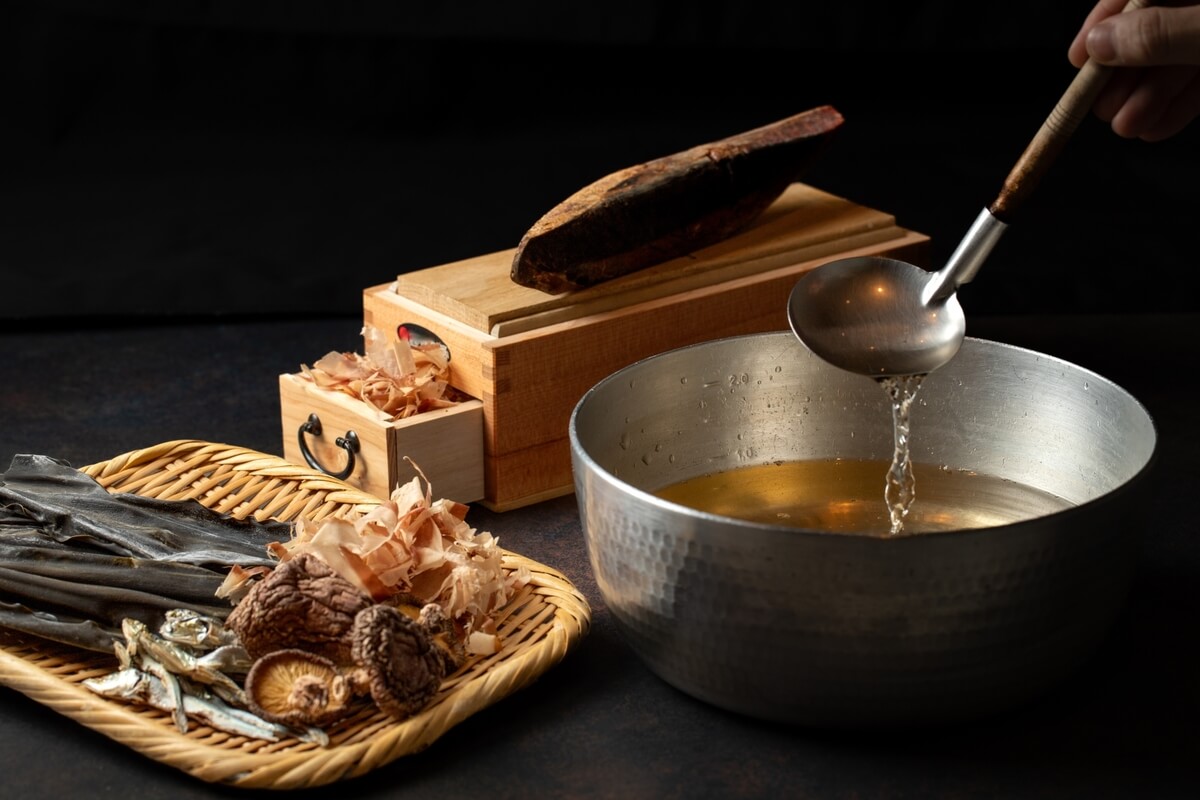 Traditional Japanese Dashi and Umami