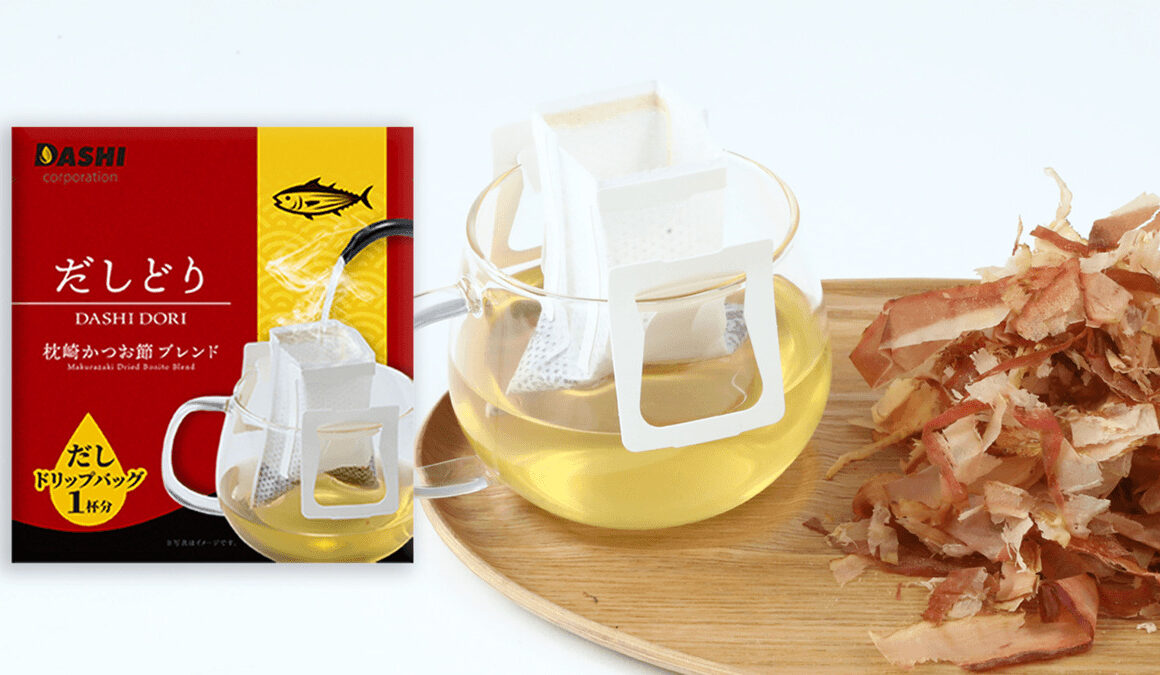 “Dashidori”—Drinkable Dashi in a Drip Bag