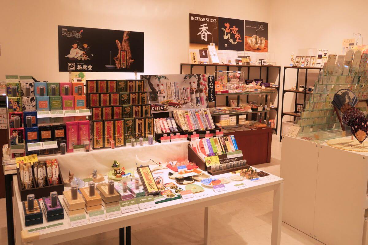 “Kokoudo Namba Marui Store,” an incense specialty shop in Namba, Osaka