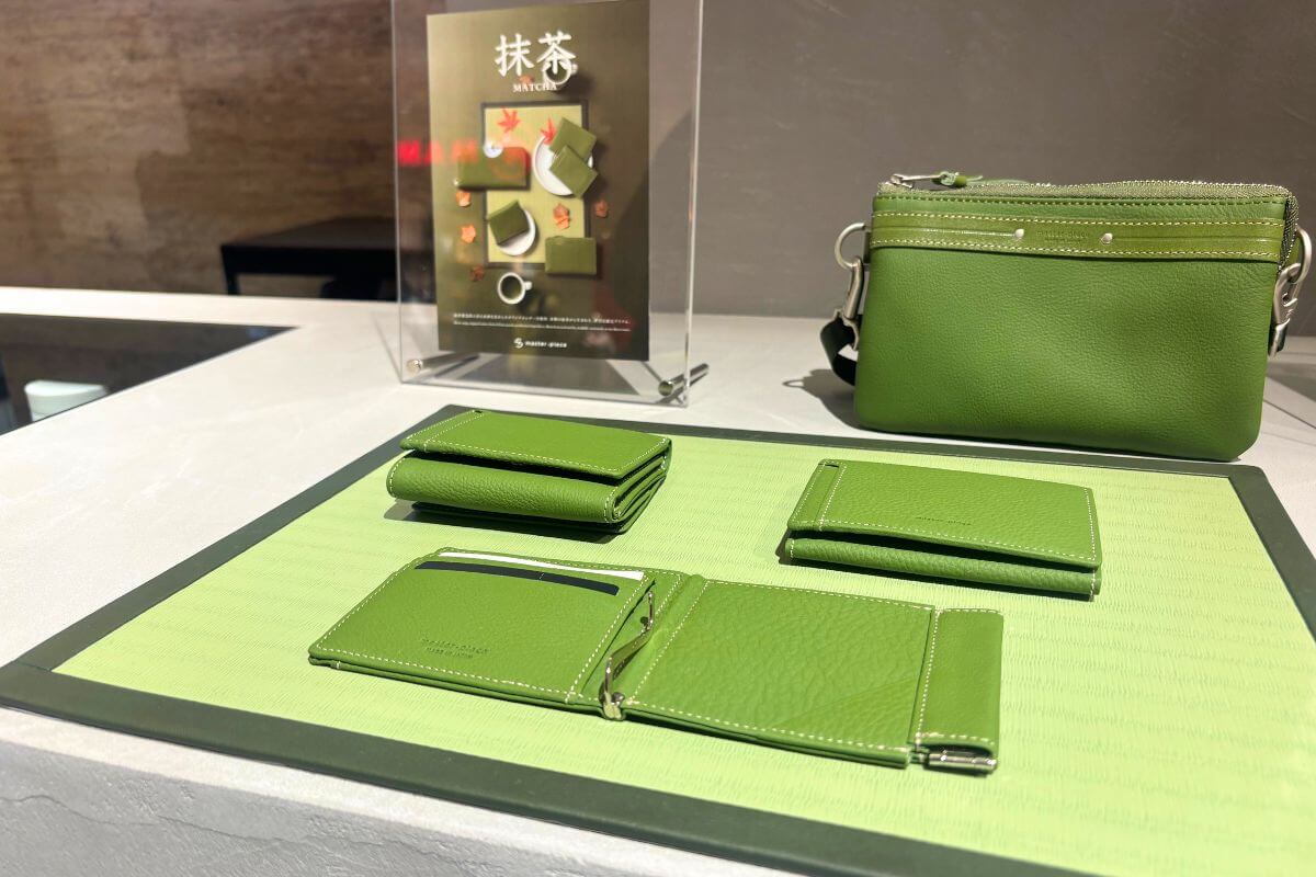 Leather Series Infused with Matcha Powder