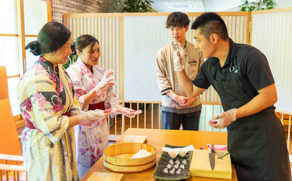 Experience Japanese culture while staying at a traditional inn, “Ryocance” at Kinnotake Resort